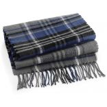 ÉCHARPE À CARREAUX CLASSIQUE GREY CHECK