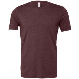 T-SHIRT HOMME COL ROND Heather Maroon - S