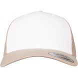 Casquette Retro Trucker Colored Front KHAKI / WHITE