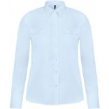 Chemise pilote manches longues femme Sky Blue - S