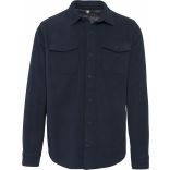 Surchemise polaire doublée sherpa Navy / Storm Grey - S