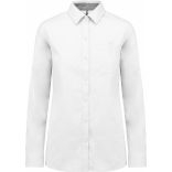 Chemise coton Nevada manches longues femme White - XS