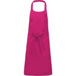 Tablier coton sans poche Fuchsia