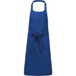 Tablier coton sans poche Royal Blue
