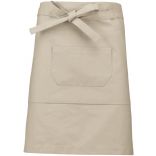 tablier coton mi-long Beige