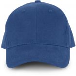 Casquette 6 panneaux en coton bio Royal Blue