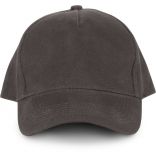 Casquette 5 panneaux en coton bio Shale Grey