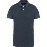 Polo vintage manches courtes homme Night Blue Heather - S