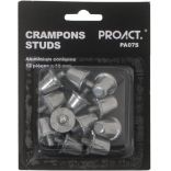 BOITE DE 12 CRAMPONS ALU CONIQUE Silver - 12x18mm
