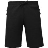 Bermuda molleton multisports enfant Black - 6/8