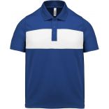 Polo manches courtes enfant Sporty Royal Blue / White - 4/6