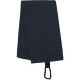 Serviette de golf nid d'abeille Navy - 50x40cm