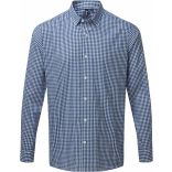 Chemise vichy gros carreaux Navy / White - S