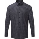 Chemise vichy gros carreaux Steel / Black - S