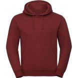SWEAT-SHIRT CAPUCHE AUTHENTIC CHINÉ HOMME Brick Red Melange - XS