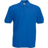 Polo 65/35 avec poche Royal Blue - S