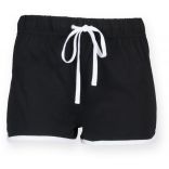SHORT ENFANT RETRO Black / White - 5/6