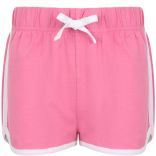 SHORT ENFANT RETRO Bright Pink / White - 5/6