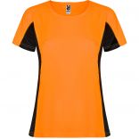 SHANGHAI WOMAN ORANGE FLUO/NOIR