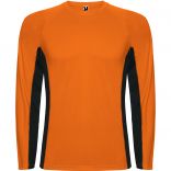 SHANGHAI L/S ORANGE FLUO/NOIR