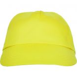 Casquette 5 panneaux BASICA jaune