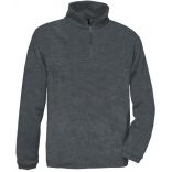 Polaire col zippé highlander+ FU704 - Charcoal