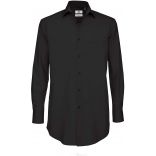 Chemise manches longues homme stretch Black Tie CGSWP21 - Black