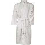 Peignoir kimono nid d'abeille K122 - White