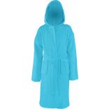 Peignoir enfant éponge K125 - Turquoise