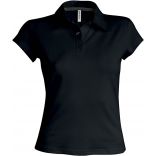 Polo femme manches courtes KIM K236 - Black