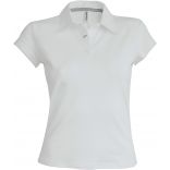 Polo femme manches courtes KIM K236 - White