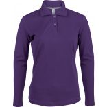 Polo femme manches longues K244 - Purple