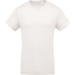 T-shirt homme coton bio col rond K371 - Cream