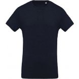 T-shirt homme coton bio col rond K371 - French Navy Heather