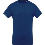 T-shirt homme coton bio col rond K371 - Ocean Blue Heather