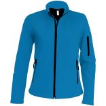 Veste softshell femme K400 - Aqua Blue