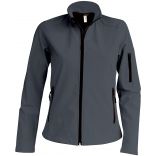 Veste softshell femme K400 - Titanium