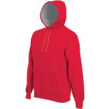 Sweat-shirt homme à capuche K443 - Red