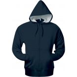 Sweat-shirt à capuche zippé K444 - Dark Grey