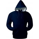 Sweat-shirt à capuche zippé K444 - Navy