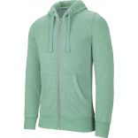 Sweat-shirt homme zippé capuche "mélange" K460 - Green Heather