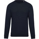 Sweat-shirt homme bio col rond manches raglan K480 - French Navy Heather