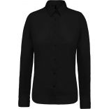 Chemise manches longues femme popeline K510 - Black