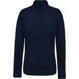 Chemise manches longues femme popeline K510 - Navy