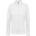 Chemise manches longues femme popeline K510 - White
