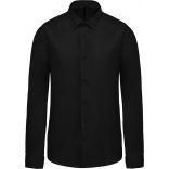 Chemise manches longues homme popeline K513 - Black