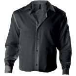 Chemise manches longues ajustée sans repassage K522 - Zinc