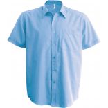 Chemise manches courtes sans repassage K539 - Bright Sky