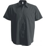 Chemise manches courtes sans repassage K539 - Zinc