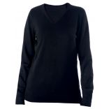 Pull femme col V K973 - Black